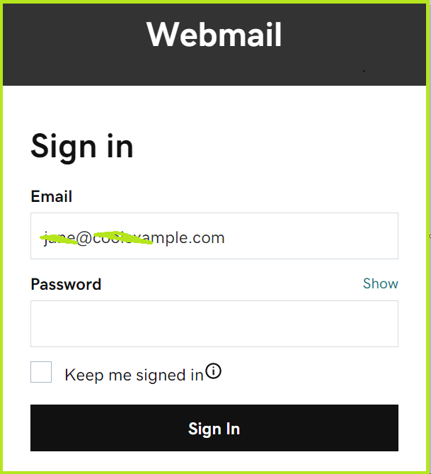 GoDaddy.com Webmail Login on iPhone?